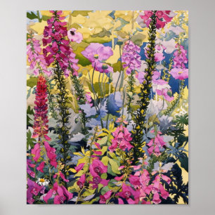 Tuin met oxyhandschoenen poster