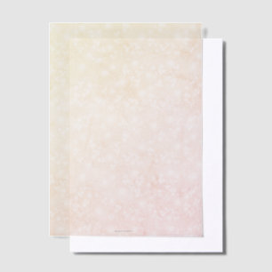 Tuin met rozen bij zonsondergang op velijn vellum uitnodigingen