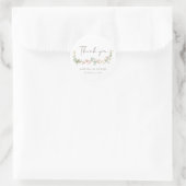 Tuin met wilde bloemen bloem sticker Bedankt (Tas)