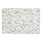 Tuin met wilde bloemen bloempatroon kussensloop (Achterkant)