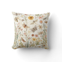 Tuin met wilde bloemen botanische vlinders bloem