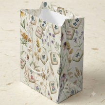 Tuin met wilde bloemen Mahjong tegelpatroon