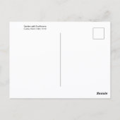 Tuin met Zonnebloemen Gustav Klimt Briefkaart (Achterkant)