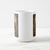 Tuin, middeleeuwse illustratie/renaissance koffiemok (Center)