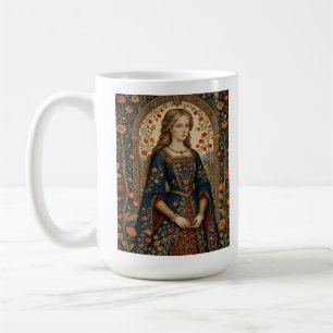 Tuin, middeleeuwse illustratie/renaissance koffiemok