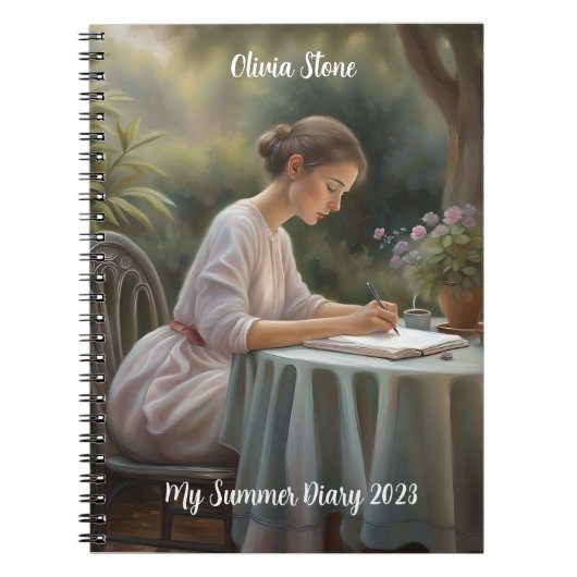  tuin - Mijn zomerdagboek Notitieboek (Voorkant)