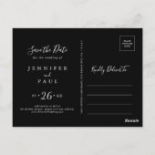 Tuin Multicolor Wildflower Bewaar de datum Briefkaart (Achterkant)