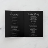 Tuin Multicolor Wildflower Gevouwen bruiloft Programma (Binnen)