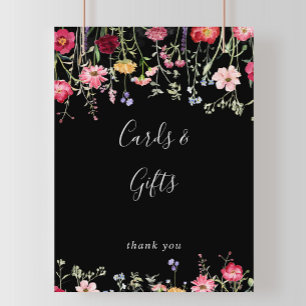 Tuin Multicolor Wildflower Kaarten en geschenken t Poster