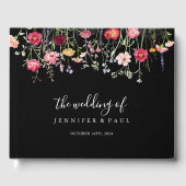 Tuin Multicolor Wildflower Wedding Gastenboek (Voorkant)