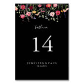 Tuin Multicolor Wildflower Wedding Kaart (Voorkant)