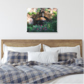 TUIN MUUR FONTEIN VERPAKT DOEK MUUR KUNST CANVAS AFDRUK (Insitu (Slaapkamer))