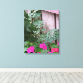 Tuin na de regen - Martha's wijngaard Canvas Afdruk (Insitu (Houten vloer))