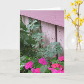 Tuin na de regen - Martha's wijngaard Kaart (Gele Bloem)