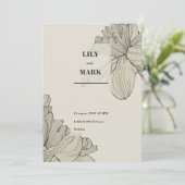 Tuin Narcissen bloemen. Gegraveerde achtergrond. Kaart (Staand voorkant)