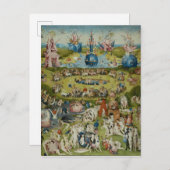 Tuin of Earthly Delights, 1490-1500 Briefkaart (Voorkant / Achterkant)
