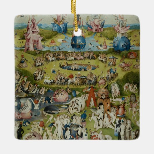 Tuin of Earthly Delights, 1490-1500 Keramisch Ornament (Voorkant)