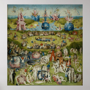 Tuin of Earthly Delights, 1490-1500 Poster