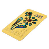 Tuin of Hope Flower 2021 Calendar Magneet (Linkerzijde)
