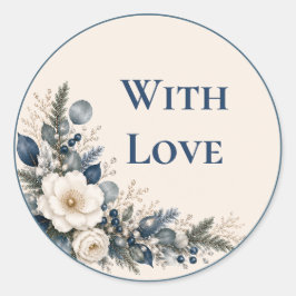 Tuin onder de maneschijn Elegante botanische met l Ronde Sticker