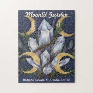 Tuin onder de Maneschijn Kristal Boeket • Kruidenm Legpuzzel