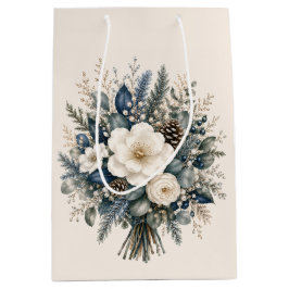 Tuin onder maneschijn Elegante winter botanische b Medium Cadeauzakje