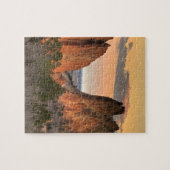 Tuin onder zacht licht legpuzzel (Horizontaal)