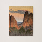 Tuin onder zacht licht legpuzzel (Verticaal)