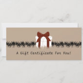 Tuin Onderhoud Persoonlijke Nota Cadeaubon (Voorkant)