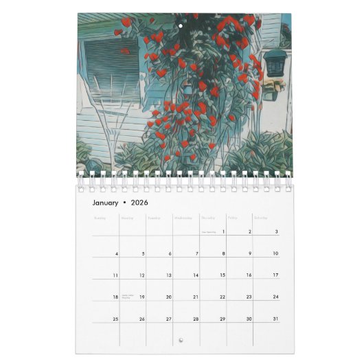 Tuin Ontsnapt Kalender (Jan 2026)