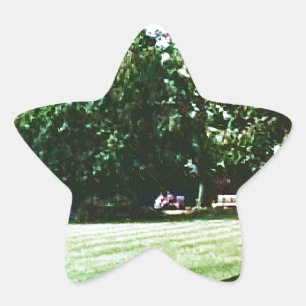 Tuin onverwacht-28838 van stratford-op-Avon Ster Sticker