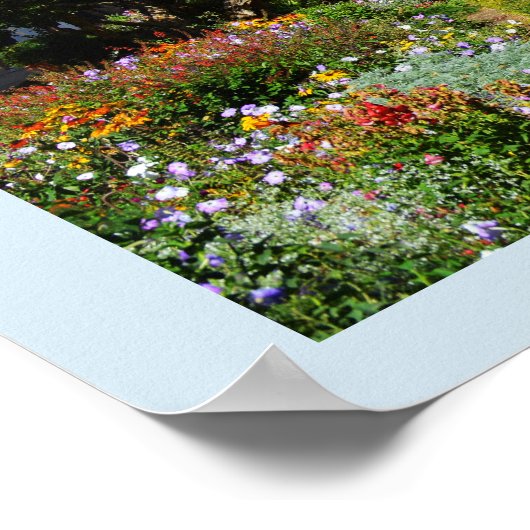 Tuin op Alhambra Poster (Hoek)