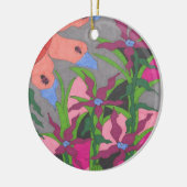 Tuin op het Onderzetter Twilight Stone Keramisch Ornament (Links)