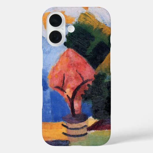Tuin op het Thun-meer tegen August Macke,  kunst Case-Mate iPhone Case (Achterkant)