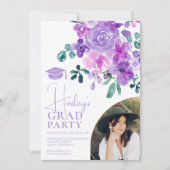  tuin paars groen afstuderen kaart (Voorkant)