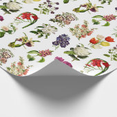 Tuin Paradijs  Bloem Botanische Print Cadeaupapier (Hoek)