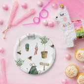 Tuin partij plant liefhebber papieren bordje (Feest)