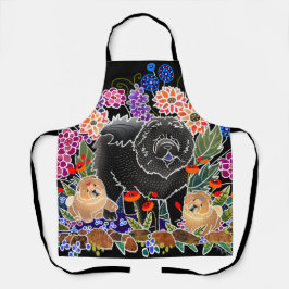 TUIN PARTY Chow All-Over Print Schort