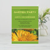 Tuin Party Geel Coreopsis Bloem Kaart (Staand voorkant)