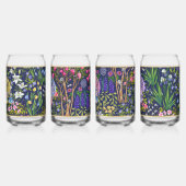 Tuin Party Kan Glas Set (Achterkant)