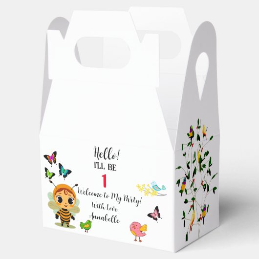 Tuin Party Kinderen Viering Bedankdoosjes (Geopend)