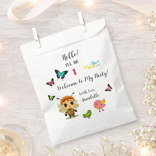 Tuin Party Kinderen Viering Bedankzakje (Geknipt)