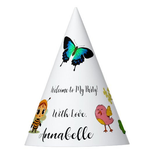 Tuin Party Kinderen Viering Feesthoedjes (Voorkant)