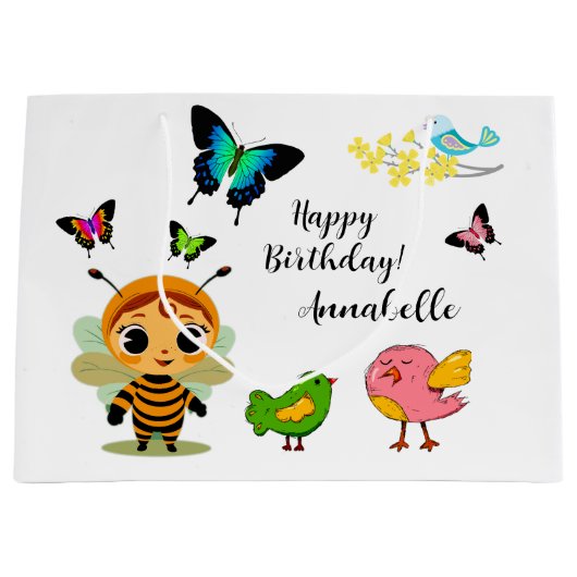 Tuin Party Kinderen Viering Groot Cadeauzakje (Voorkant)