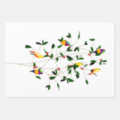 Tuin Party Kinderen Viering Inpakpapier Vel (Voorkant 2)