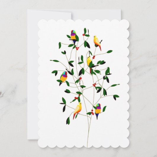 Tuin Party Kinderen Viering Kaart (Achterkant)