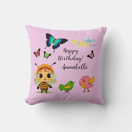 Tuin Party Kinderen Viering Kussen (Voorkant)