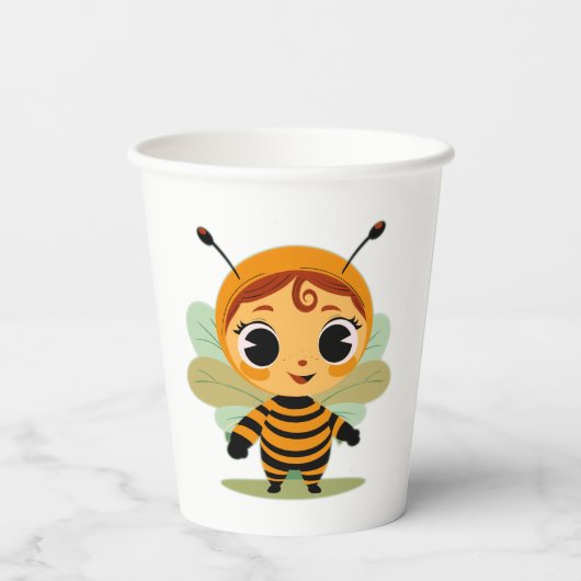Tuin Party Kinderen Viering Papieren Bekers (Achterkant)