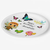 Tuin Party Kinderen Viering Papieren Bordje (Gekanteld)