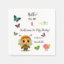 Tuin Party Kinderen Viering Servet